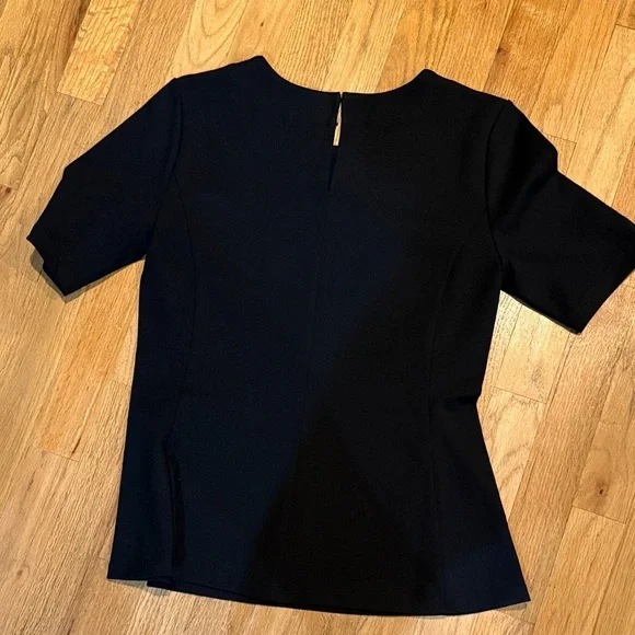 Ann Taylor Black Peplum Top - Picture 3 of 3